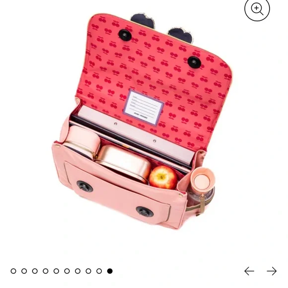 Charming Pink Kids Bag with Fun Patches